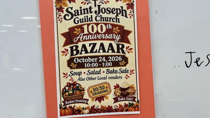 St. Joseph's Church will hold their Bazaar to celebrate its 100th anniversary this Saturday.