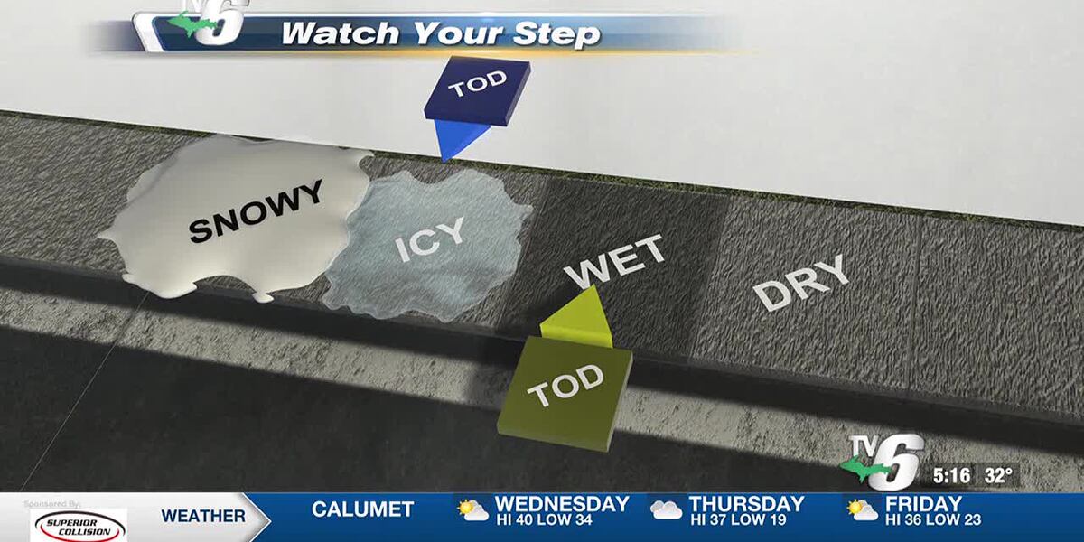 Spring-like temperatures then a shot of wintry mix