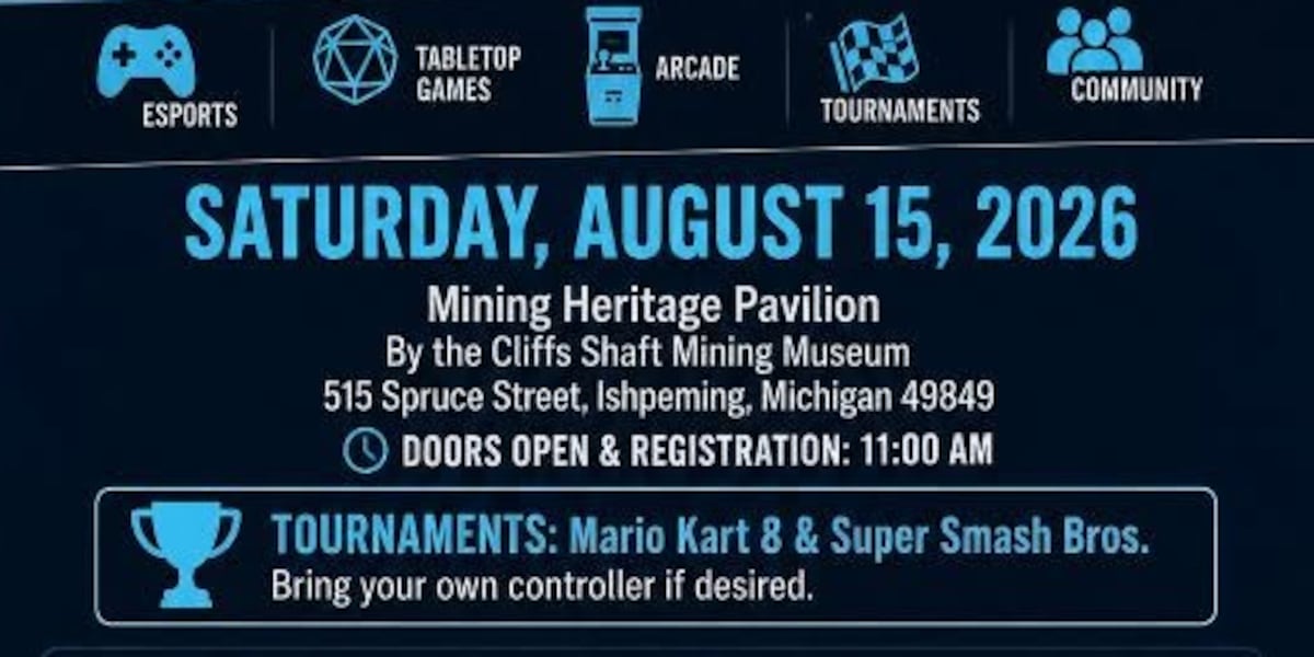 Yooper Game Con returns for 2026 with a new location