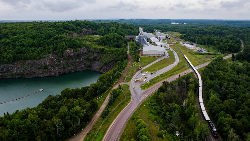 An aerial overview of Eagle Mine’s Humboldt Mill and the Humboldt Tailings Disposal Facility.