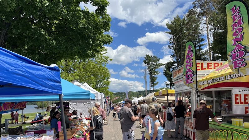Pictured Rocks Days Festival in Munising brings the community together to enjoy food and music.