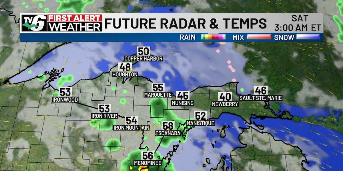 Mostly dry weekend, spotty showers expected