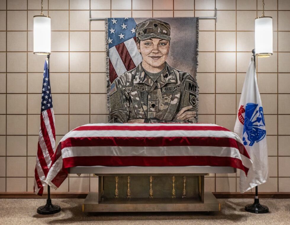 Spc. Sarah Beckstrom was laid to rest at W.Va. National Cemetery.