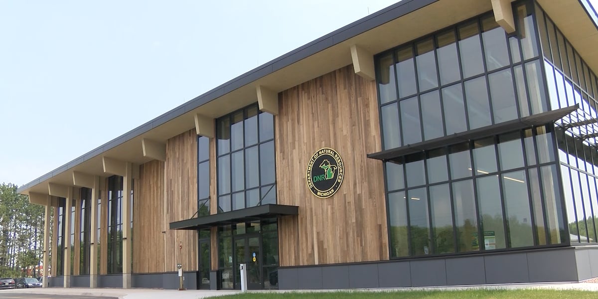 DNR builds first Michigan-sourced mass timber building in Newberry
