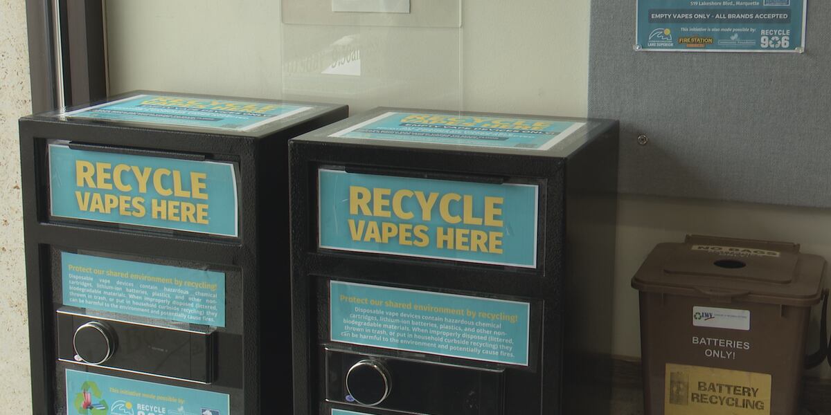 The Fire Station partners with Citizens for a Safe & Clean Lake Superior for cannabis vape recycling program The Fire Station partners with Citizens for a Safe & Clean Lake Superior for cannabis vape recycling program