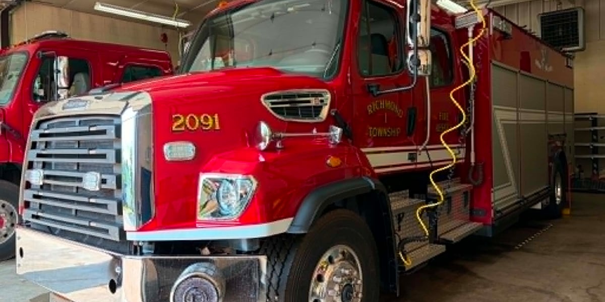 Richmond Township uses new fire truck made in Michigan