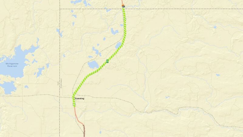 Mi. 95 Work on M-95 near Channing starts May 14
