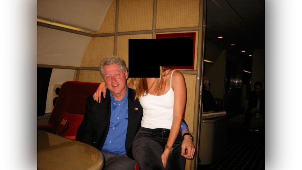 FILE -- This undated, redacted photo released by the U.S. Department of Justice shows former...