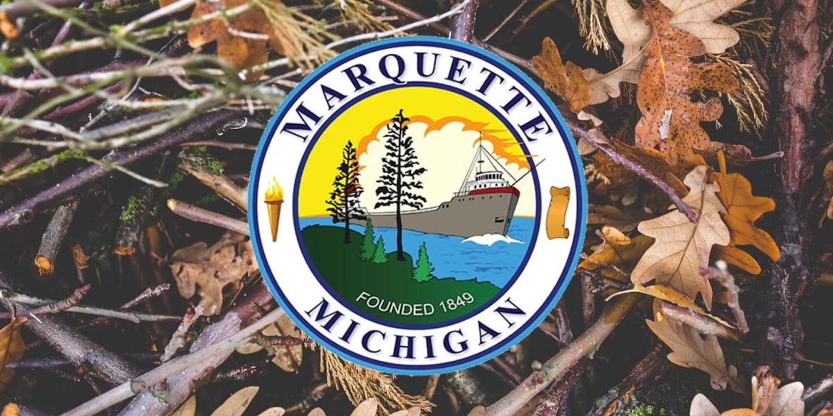 Marquette spring yard waste and brush collection pushed back
