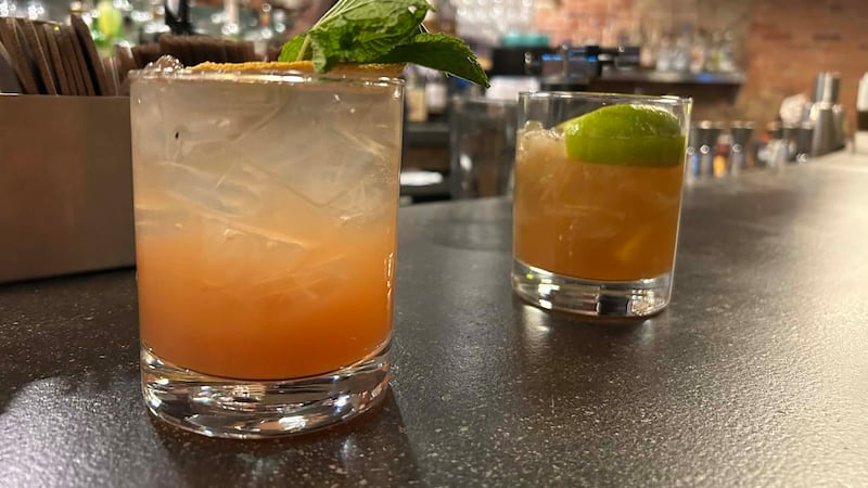 Mocktails created at Iron Bay Restaurant.