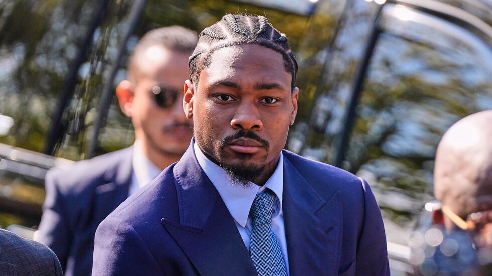 Former New England Patriots wide receiver Stefon Diggs arrives at Norfolk County District...