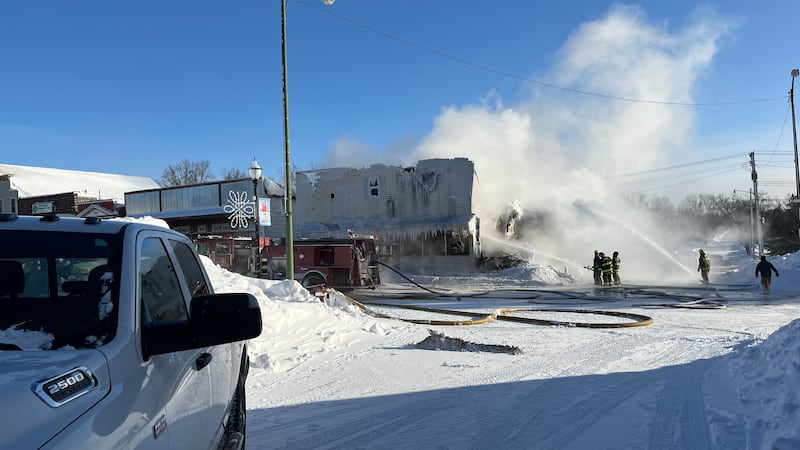 Emergency crews are at the scene of a structure fire in Wakefield.