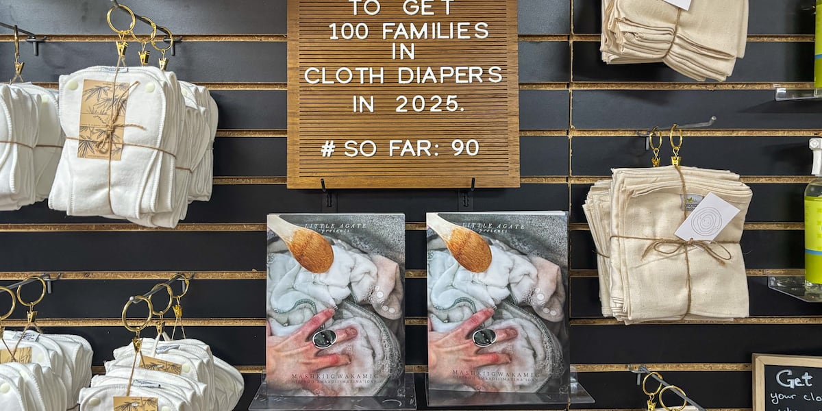 Little Agate encourages cloth diapering, offers free class to Sault Tribe members