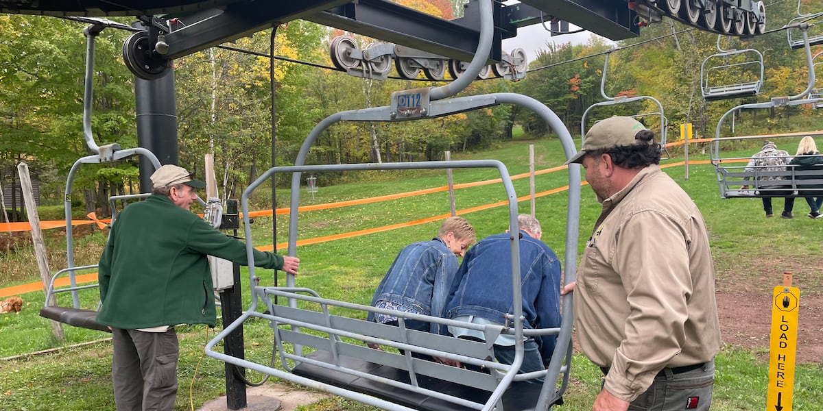 Porcupine Mountain Fall Color Chair Lift Rides continue to see 100s of ...