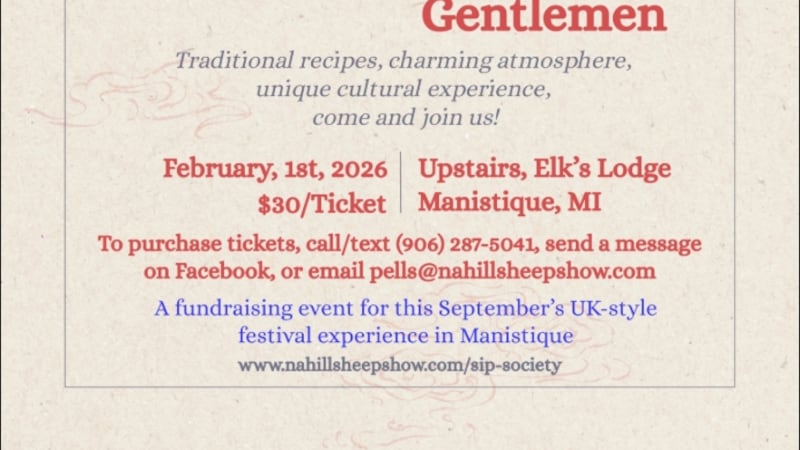 Attendees can expect traditional cuisine and wonderful conversation.