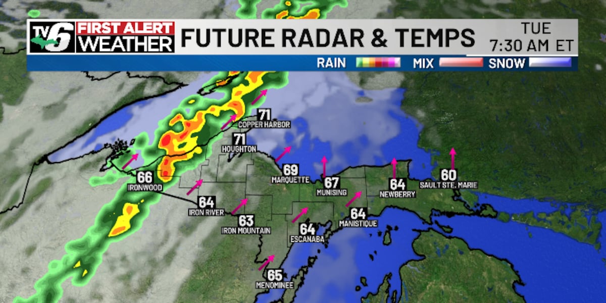 FIRST ALERT: Limited but disruptive Election Day showers, storms