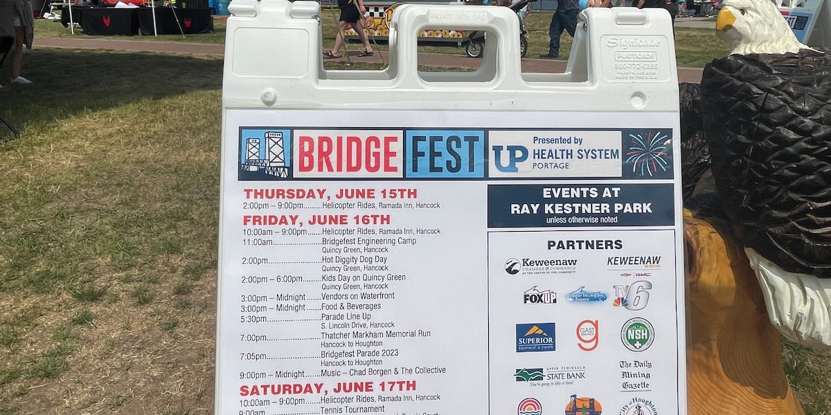 Handbridge Fest Bridgefest ties Houghton and Hancock together for the 63 year.