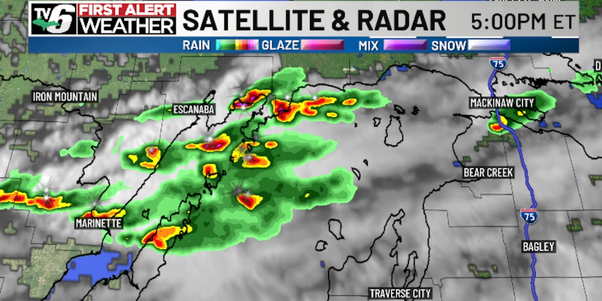 Few storms, downpours before drying off midweek