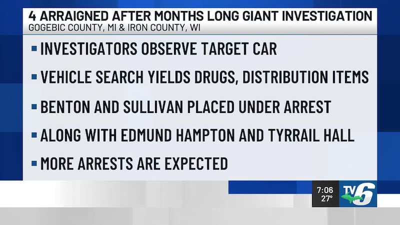 4 arrested, arraigned following months-long GIANT investigation