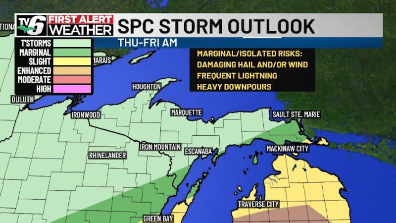Another threat of strong to isolated severe thunderstorms before dwindling towards a weekend...