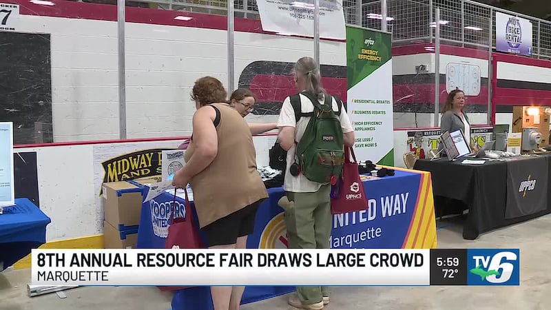 More than 70 groups and organizations filled Lakeview Arena for the resource fair.