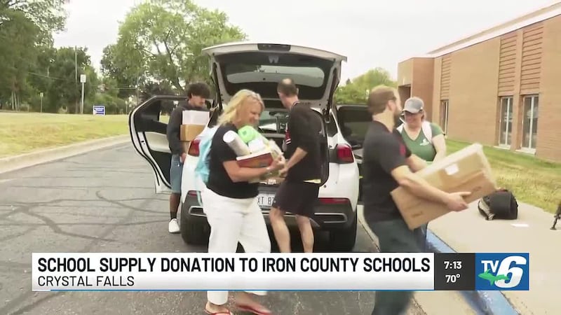 What had started with a $40 donation in school supplies to an elementary school 16 years ago...