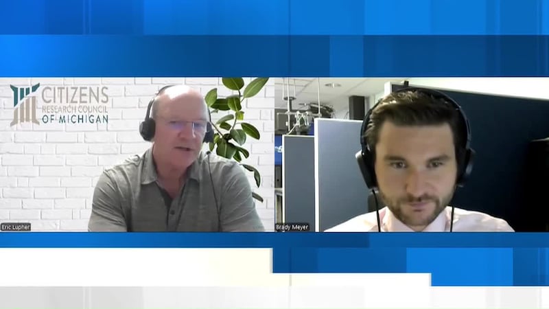Eric Lupher, the President and CEO of the Citizens Research Council of Michigan explains a...
