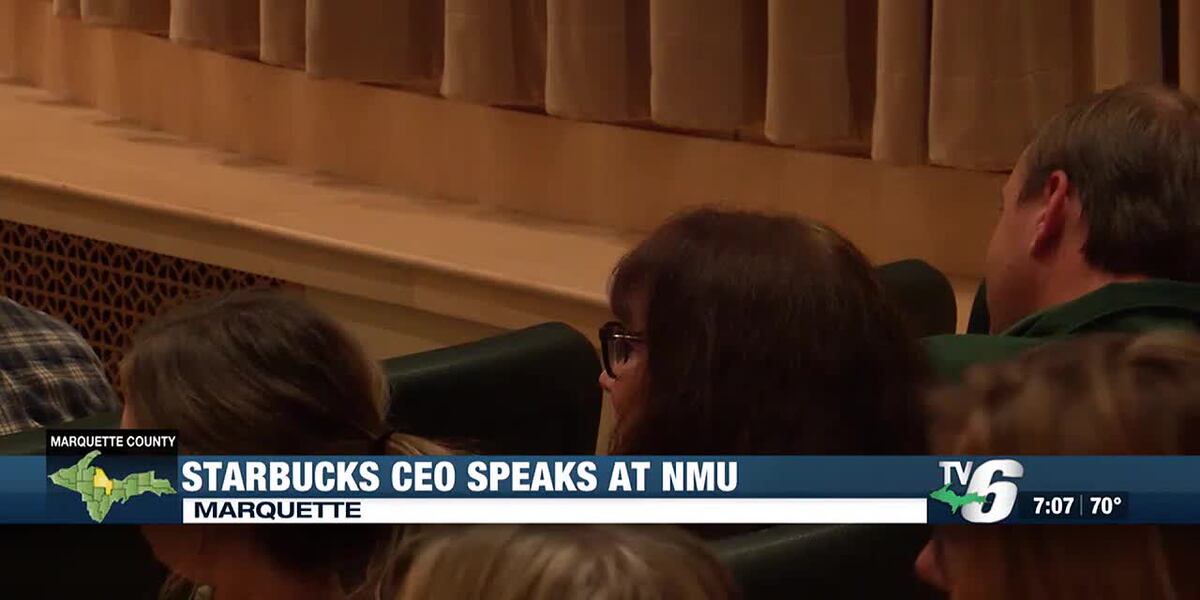 Starbucks CEO speaks at NMU