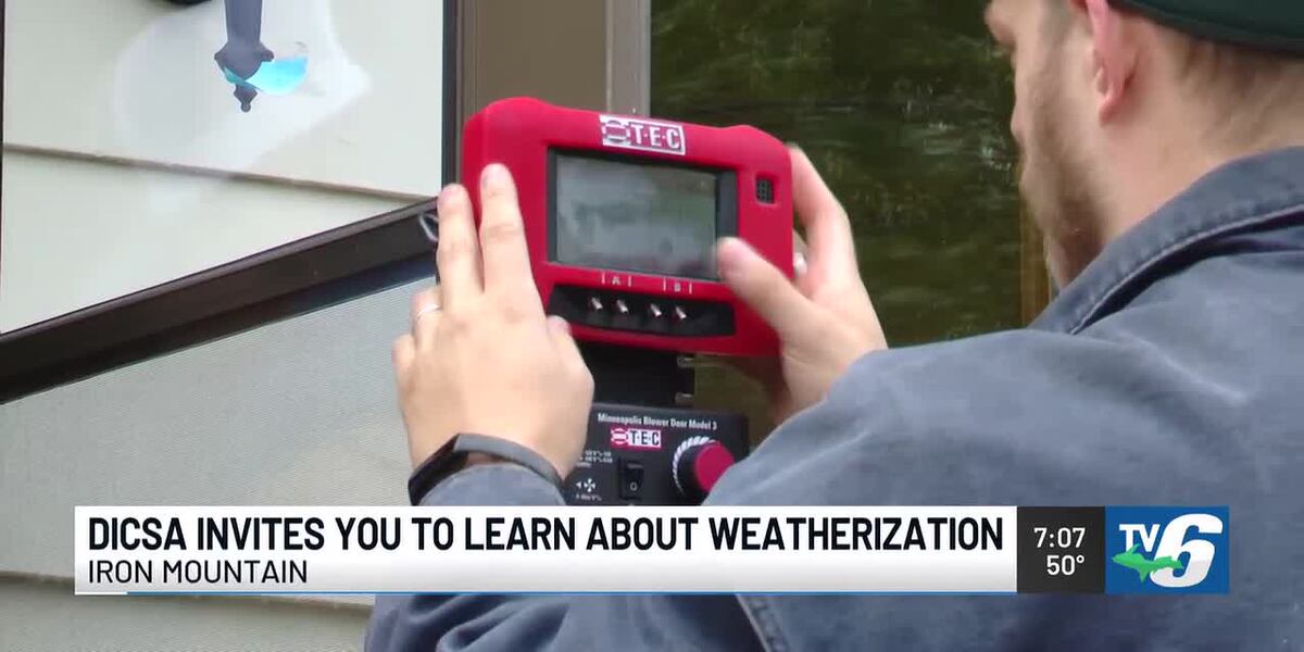 DICSA invites you to learn about weatherization in Iron Mountain