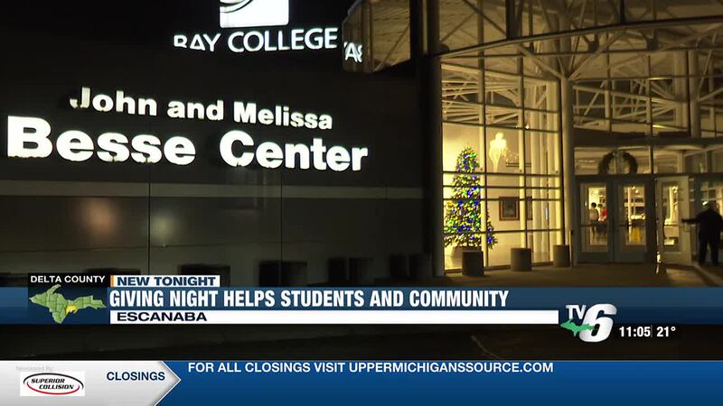 Night of Giving at Bay College helps students and community