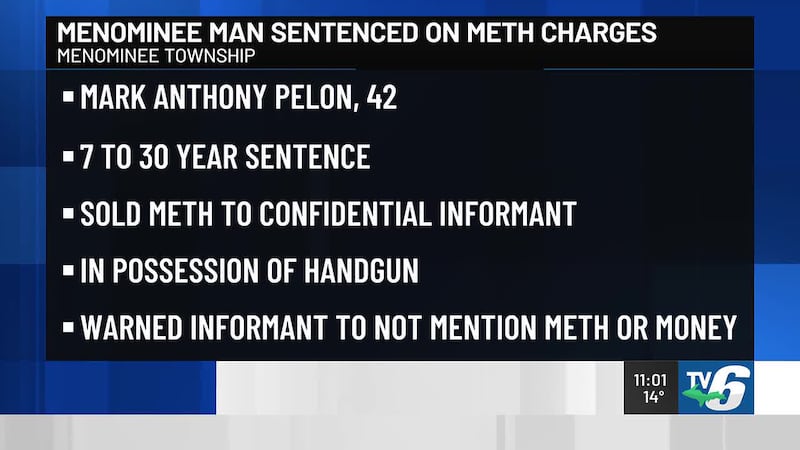 Mark Pelon was sentenced on Friday.