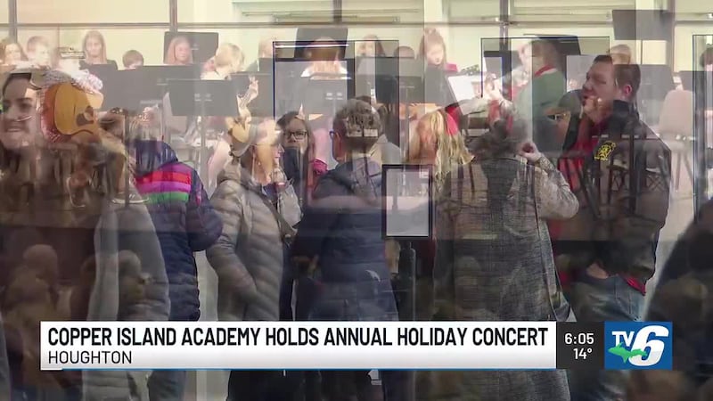 Houghton County academy holds annual Christmas concert with new band